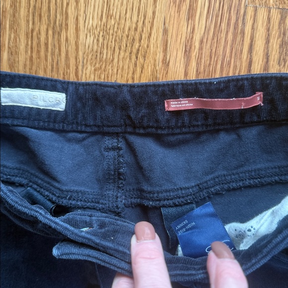PILCRO navy high rise, skinny corduroy jeans - Picture 3 of 5